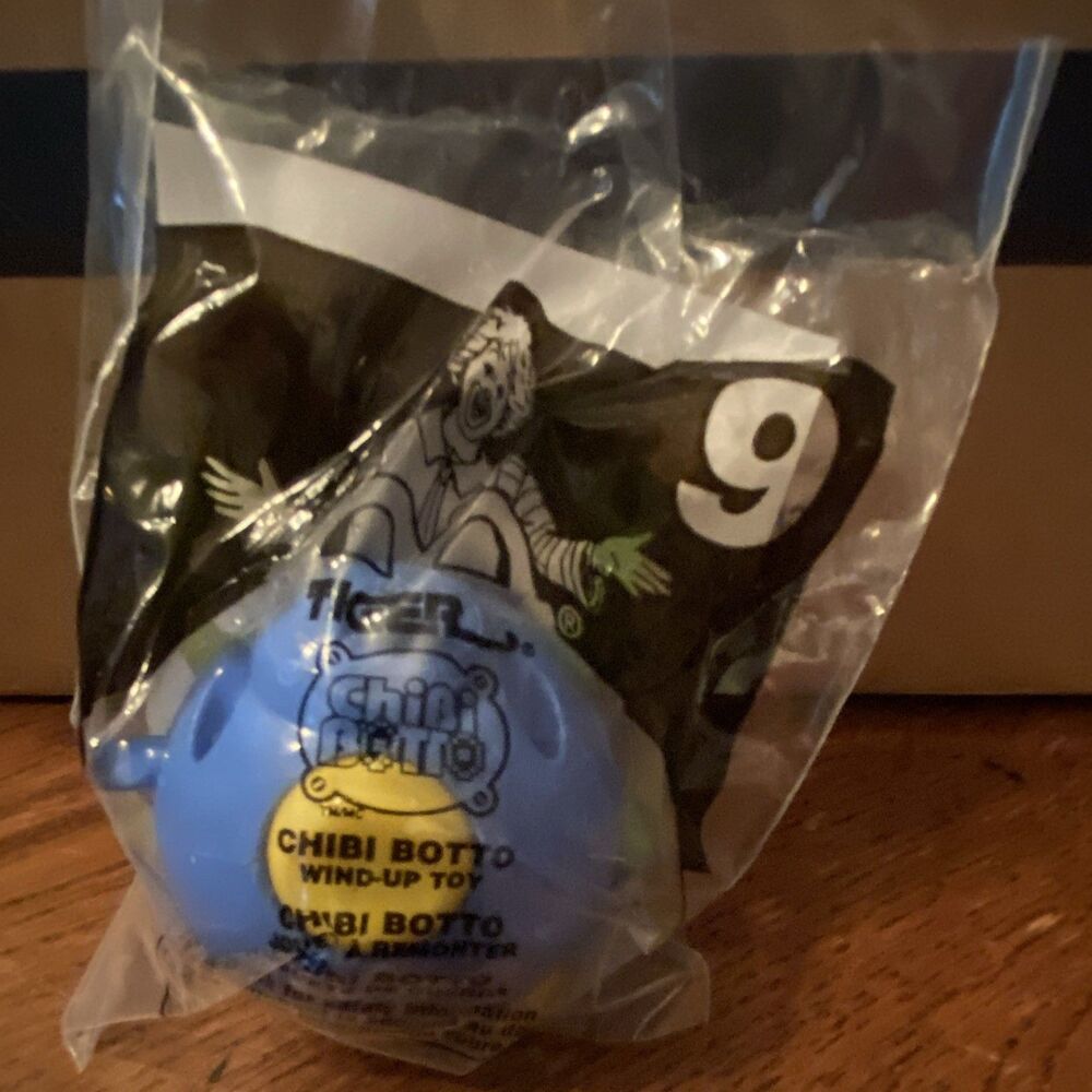 McDonald's Tiger Chibi Botto Wind-Up Toy #9 Vintage Kids Meal Premium (2001)